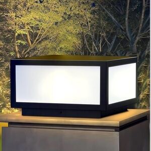 Stainless Steel Solar Post Light